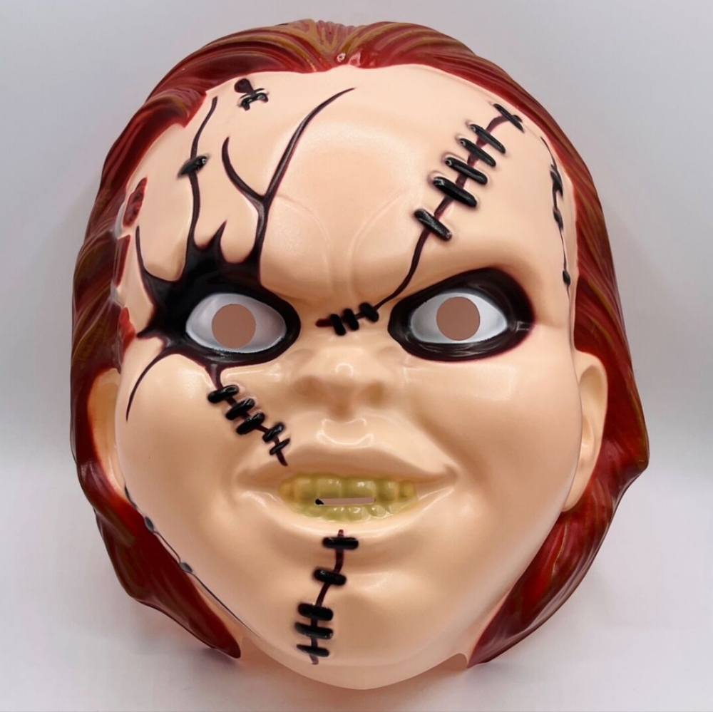 🔪🩸 Unisex Adult Teen Child's Play Chucky Horror Icon Halloween Costume Mask